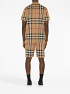 BURBERRY - Check Motif Cotton Polo Shirt