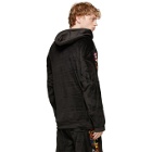 Doublet Black Chaos Embroidery Comfy Hoodie