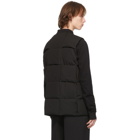 Bottega Veneta Black Down Intrecciato Vest