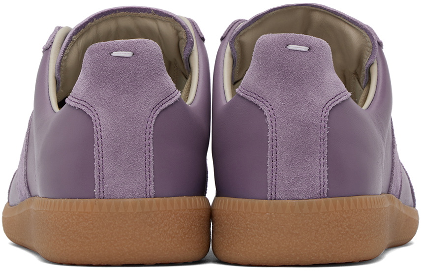 Purple maison margiela sneakers on sale