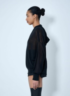 Rick Owens Mesh Knit Hoodie