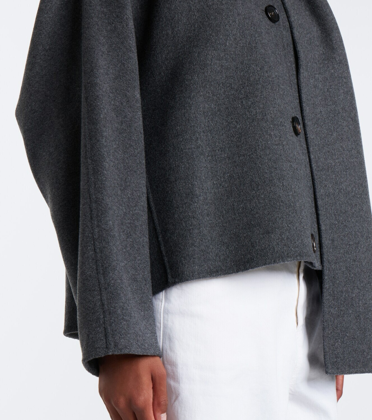 'S Max Mara Scarf-detail virgin wool jacket