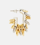 Rabanne Punk XL Link Small embellished earrings