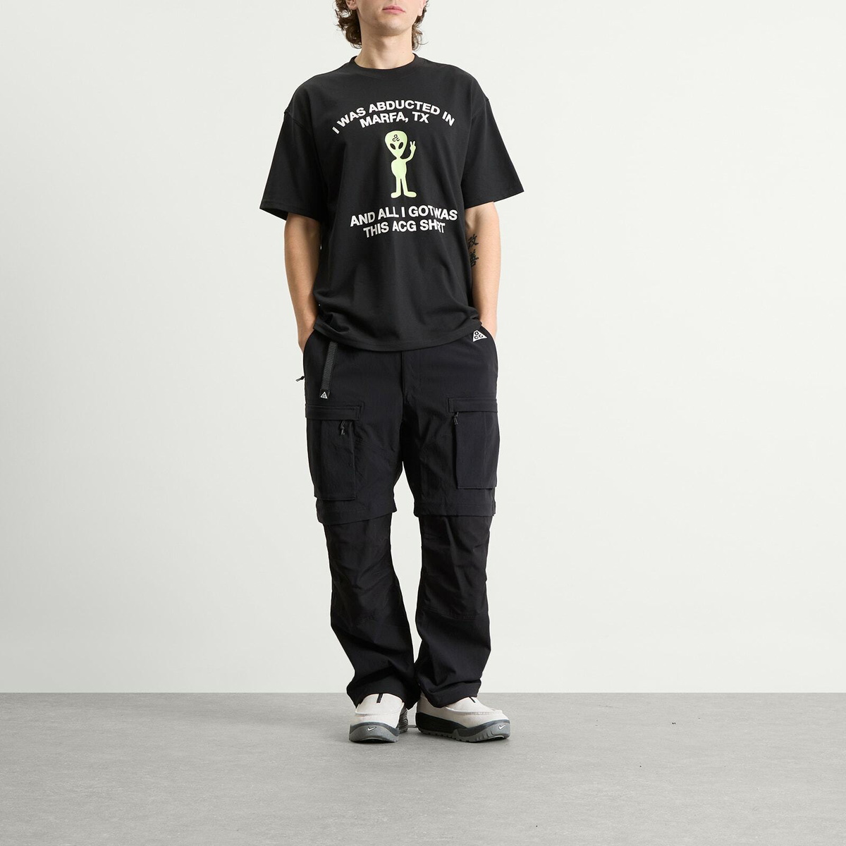 Nike Men's ACG Alien T-Shirt in Black