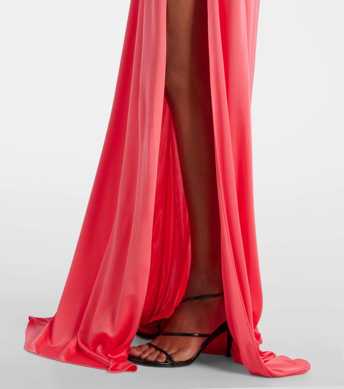 The New Arrivals Ilkyaz Ozel Tanit draped satin gown