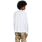 Palm Angels White Bear Long Sleeve T-Shirt