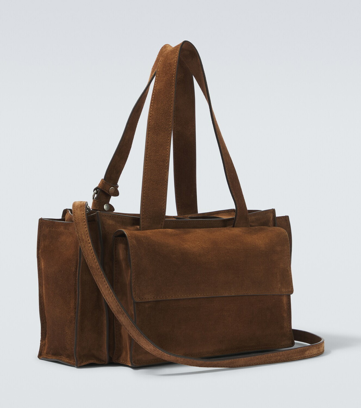 Miu Miu Utilitaire suede tote bag