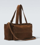 Miu Miu Utilitaire suede tote bag