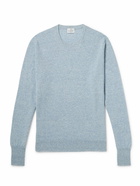 Kingsman - Cashmere and Linen-Blend Sweater - Blue