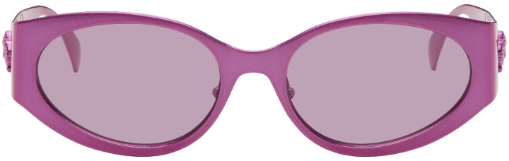 Photo: Versace Pink 'La Medusa Oval' Sunglasses