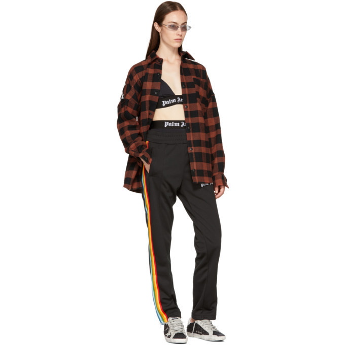 Rainbow Track Pants in black - Palm Angels® Official