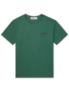 AFFIX - Standardised Logo-Print Organic Cotton-Jersey T-Shirt - Green