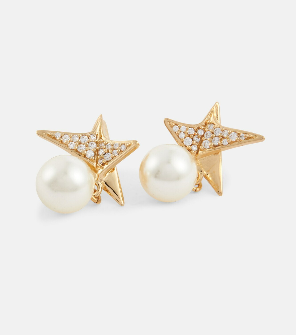 ピアス FERRAGAMO FW25 STUD G PEARL (760121696454 CREAMORO) Gancini pearls earrings - Women | Ferragamo