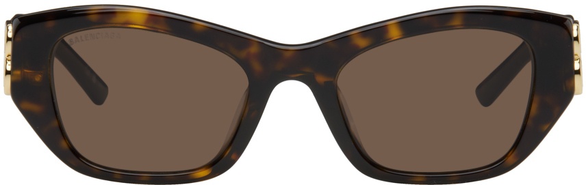 Balenciaga - Ski Rectangle-Frame Enamelled Acetate Sunglasses - Black ...