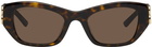 Balenciaga Brown Cat-Eye Sunglasses