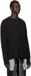 FFFPOSTALSERVICE Black Paneled Long Sleeve T-Shirt