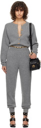 Chloé Gray Wool & Cashmere Jumpsuit