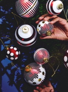 ALESSI Set Of 2 Delight Glass Ornaments
