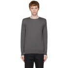 Loro Piana Taupe Silk Elmwood Crewneck Sweater