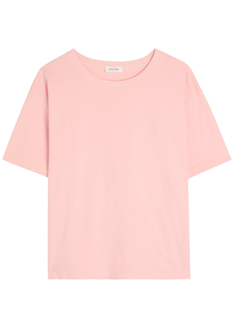 American Vintage Fizvalley Cotton T-shirt Light Pink