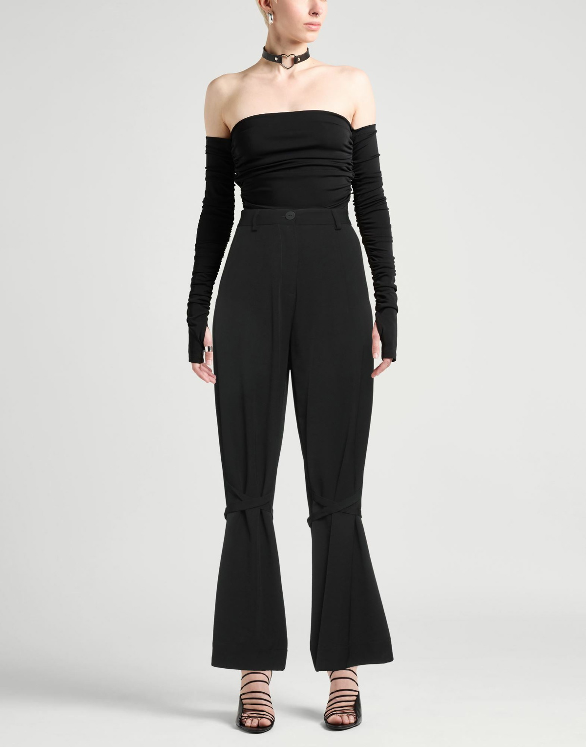 Isabel Benenato Womens Pants in Black