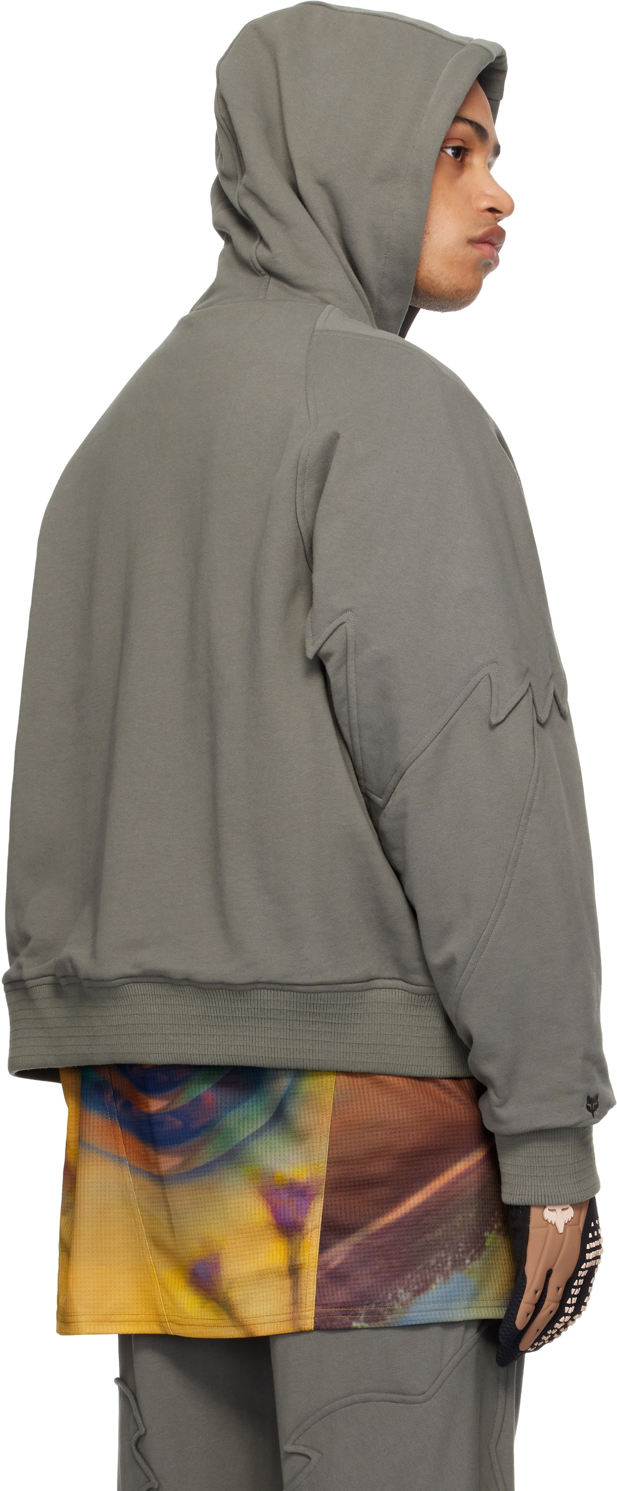 Kiko Kostadinov Gray Fox Racing Edition Fox Sherpa Zip Fleece