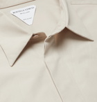 Bottega Veneta - Oversized Cotton-Poplin Shirt - Neutrals