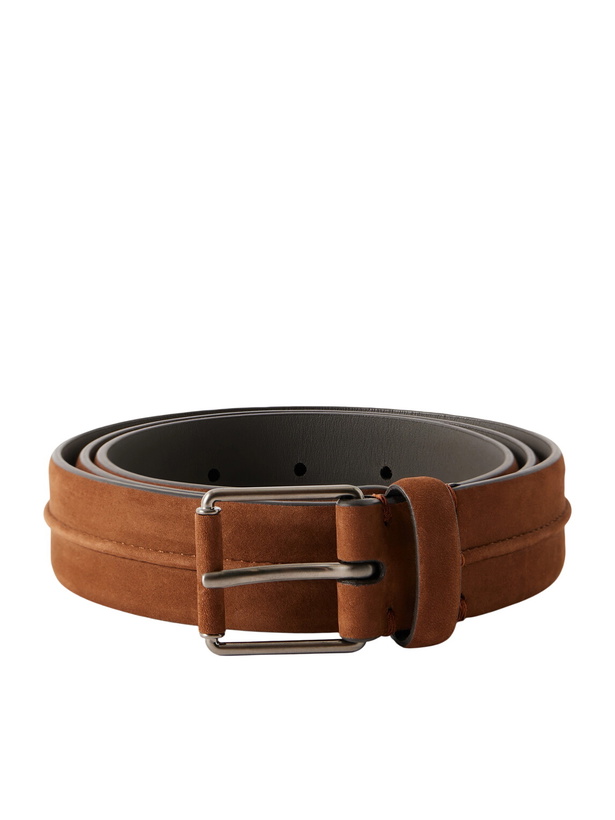 Photo: Zegna - 3cm Leather Belt - Brown