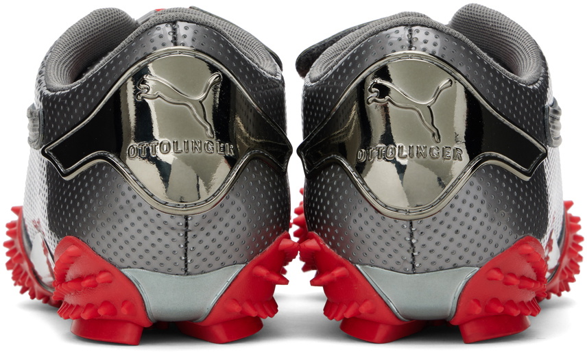 Ottolinger Silver \u0026 Red Puma Edition Mostro Lo Sneakers Ottolinger