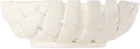 ferm LIVING Off-White Plait Bowl