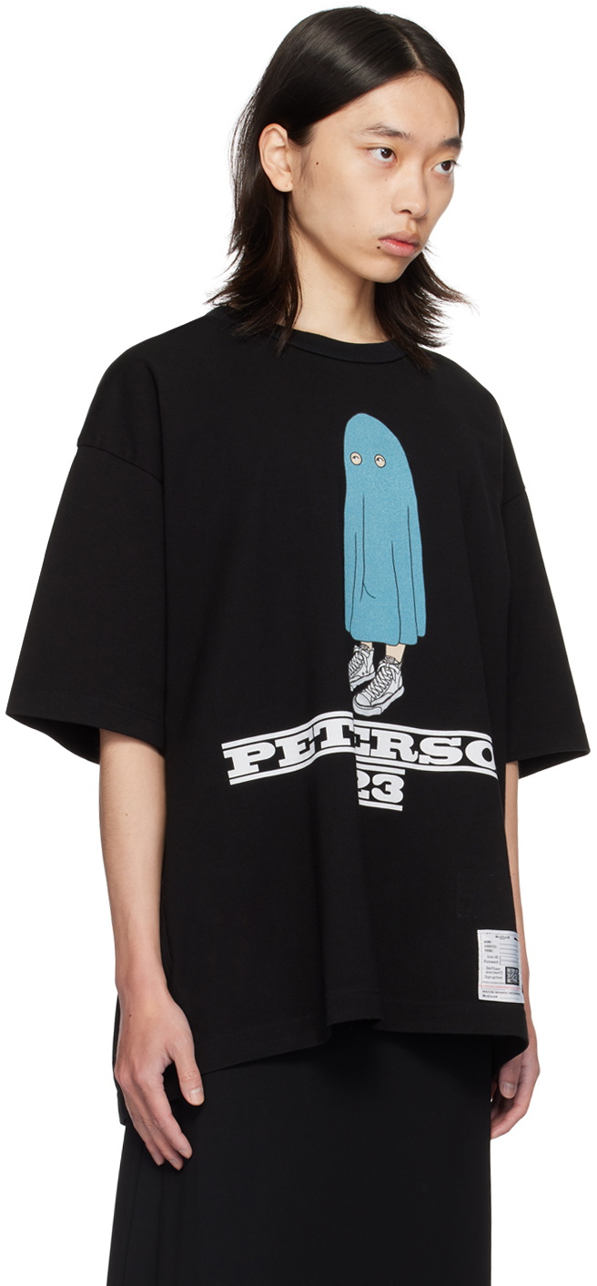 存在感を放つ【MIHARAYASUHIRO】Black Cotton Oversize T-shirt 存在感を放つ【MIHARAYASUHIRO】Black Cotton Oversize T-shirt