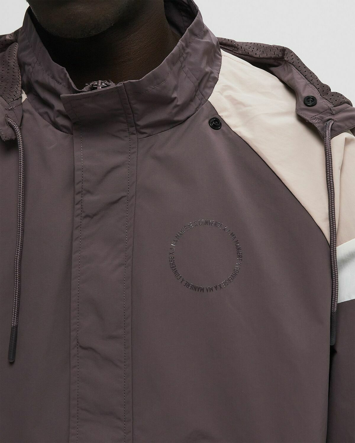 Converse X A MA MANIERE JACKET Purple Mens Windbreaker Converse