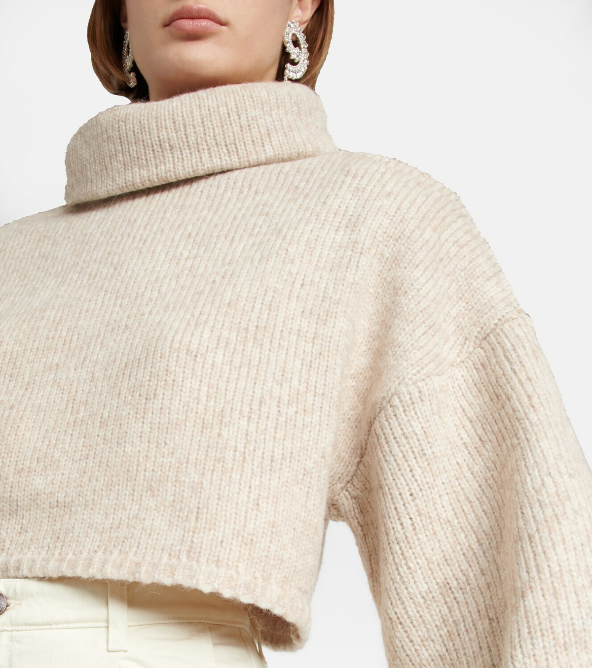 Magda Butrym - Cropped turtleneck sweater Magda Butrym