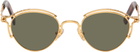 Jean Paul Gaultier Gold 'The 56-5102' Sunglasses