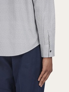 Ferragamo Mens Micro-patterned shirt in White