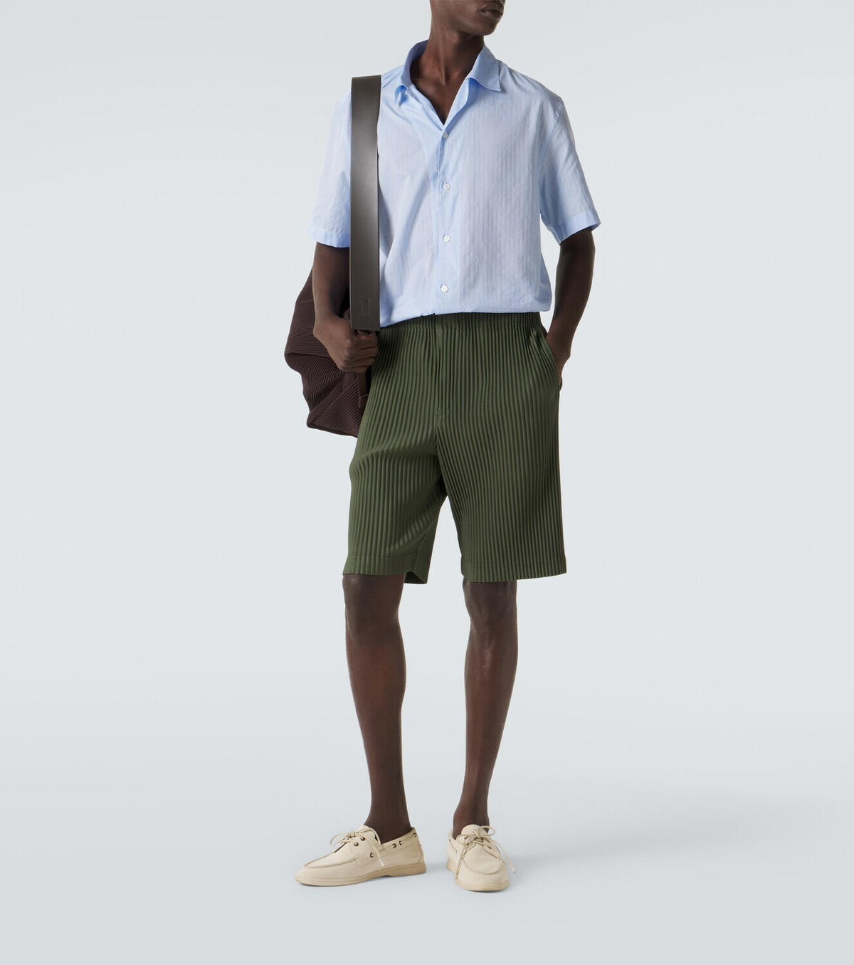 Homme Plissé Issey Miyake Color Pleats 2 Bermuda shorts