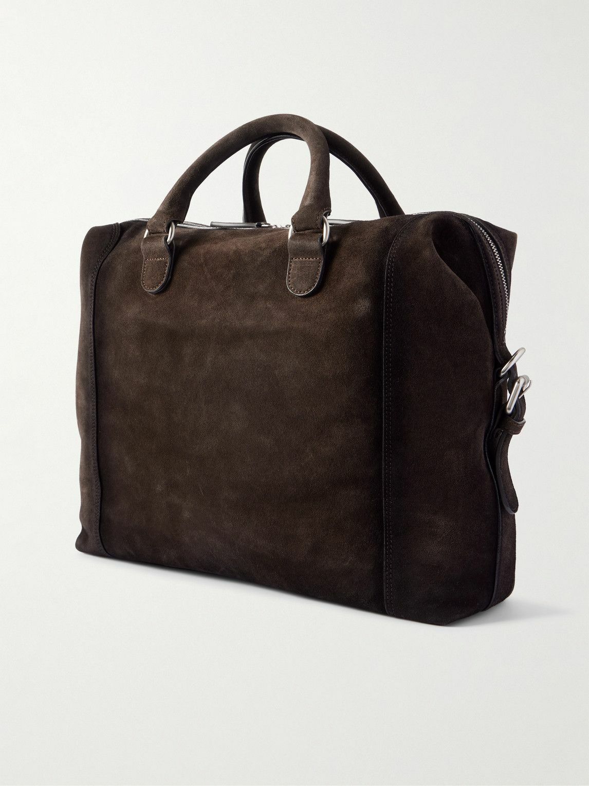 Officine Creative - Jules 003 Airbrushed Suede Briefcase