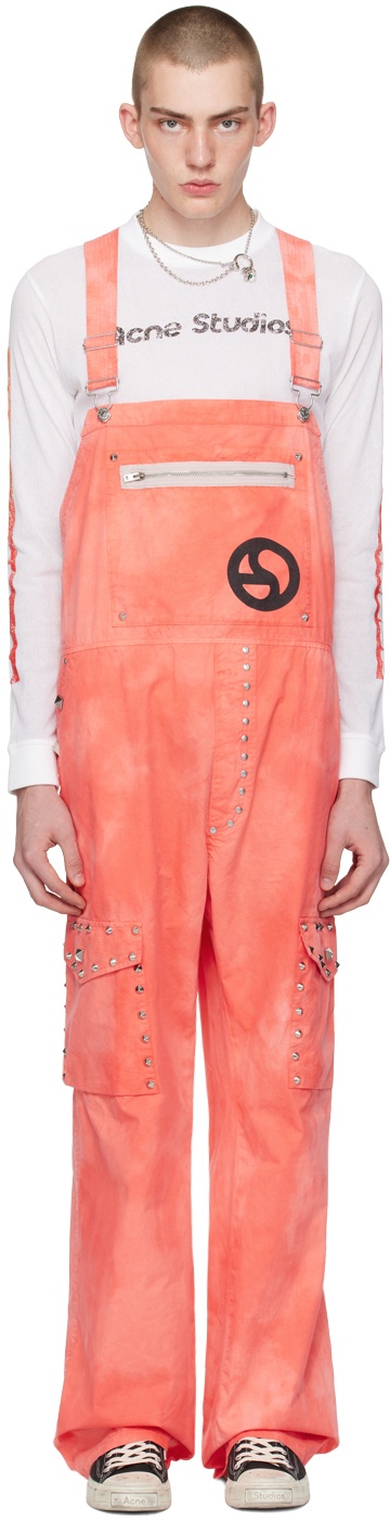 Photo: Acne Studios Pink Studded Overalls