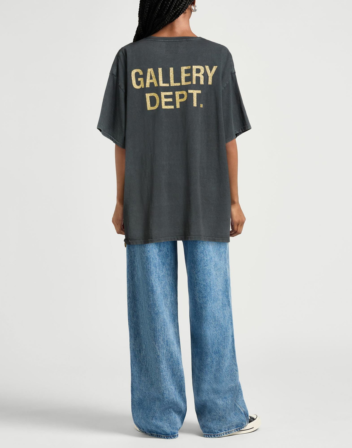 Gallery Dept. Womens T-shirt Charcoal