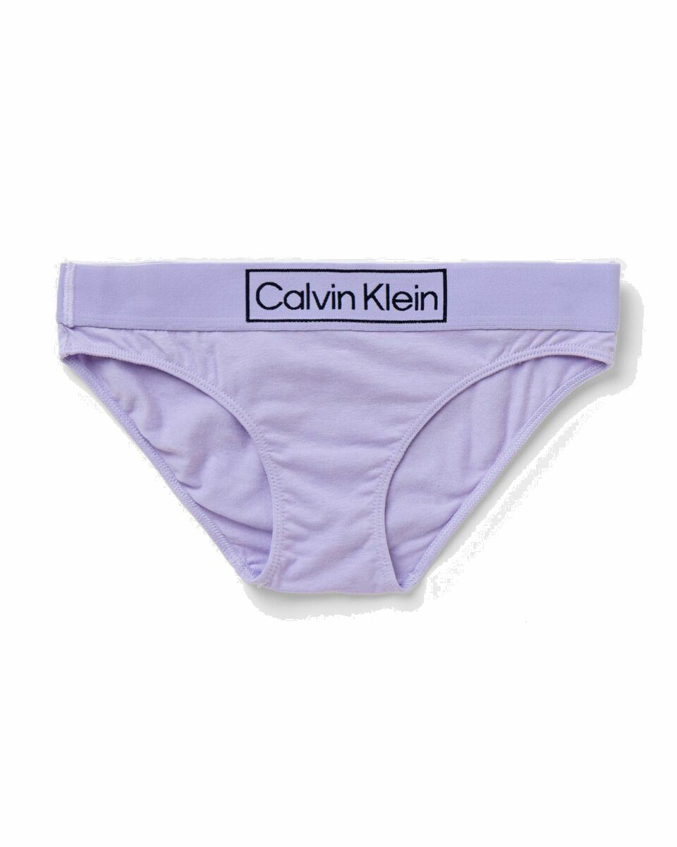 Photo: Calvin Klein Underwear Slip (Mid Rise) Purple - Womens - Panties