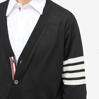 Thom Browne Men's Classic Merino Cardigan in Black