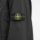 Stone Island Men's Soft Shell-R Hooded Jacket in Black