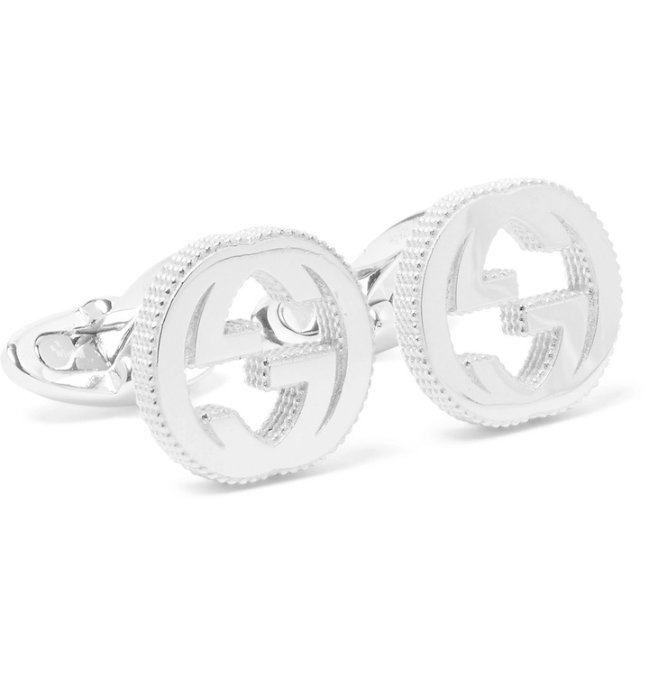 Photo: Gucci - GG Sterling Silver Cufflinks - Silver