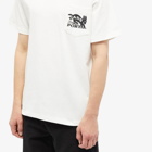 Pass~Port Men's Mule Pocket T-Shirt in White