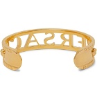 Versace - Logo Gold-Tone Cuff - Gold