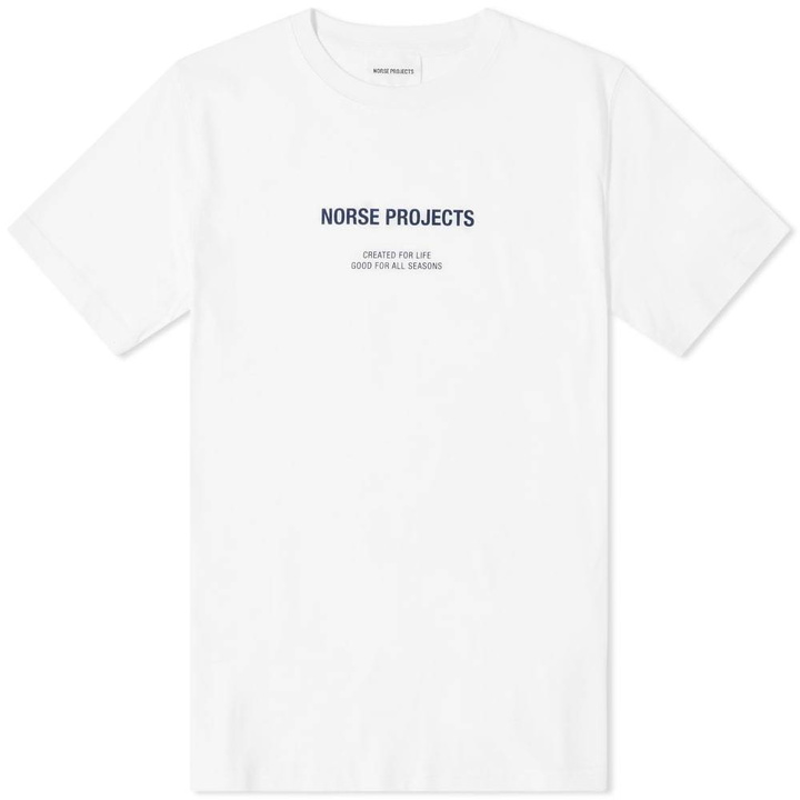 Photo: Norse Projects Niels Norse Logo Tee - END. Exclusive