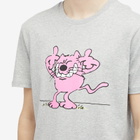 IDEA Men's x Roobarb + Custard Ears T-Shirt in Heather Grey