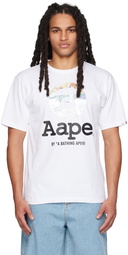 AAPE by A Bathing Ape White Moonface T-Shirt