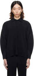 HOMME PLISSÉ ISSEY MIYAKE Black Monthly Color January Polo