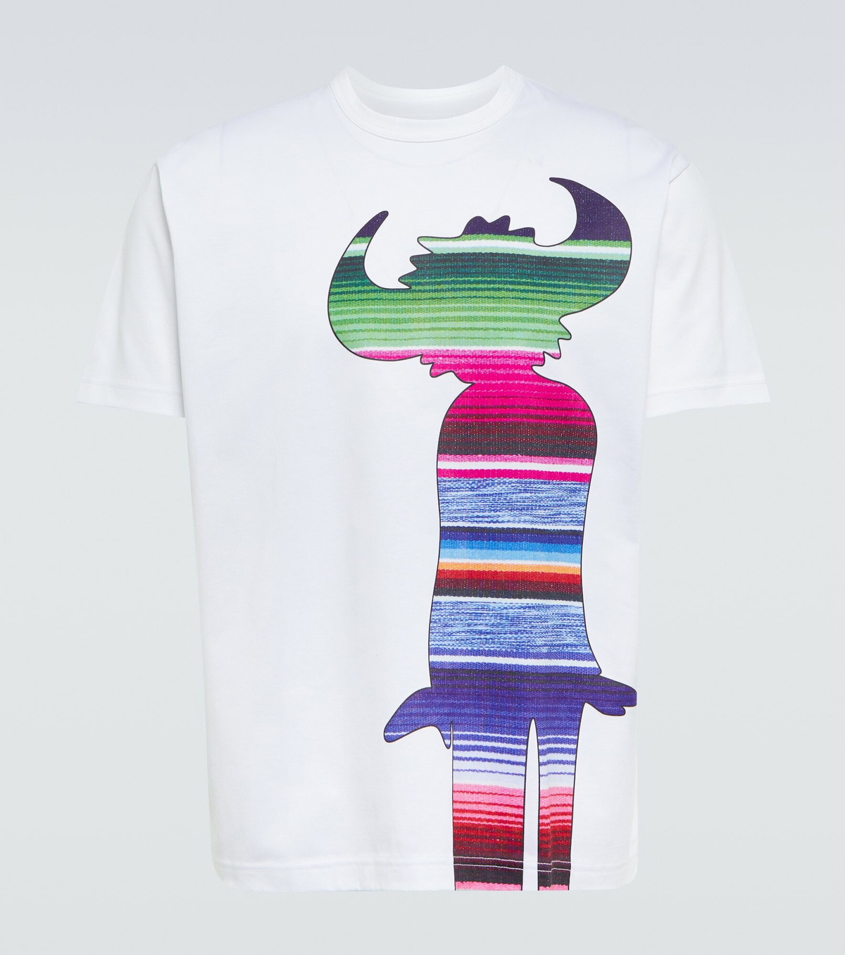 JUNYA WATANABE◆Printed Tシャツ Junya Watanabe MAN Men's Bug Print T-Shirt in Black/Purple